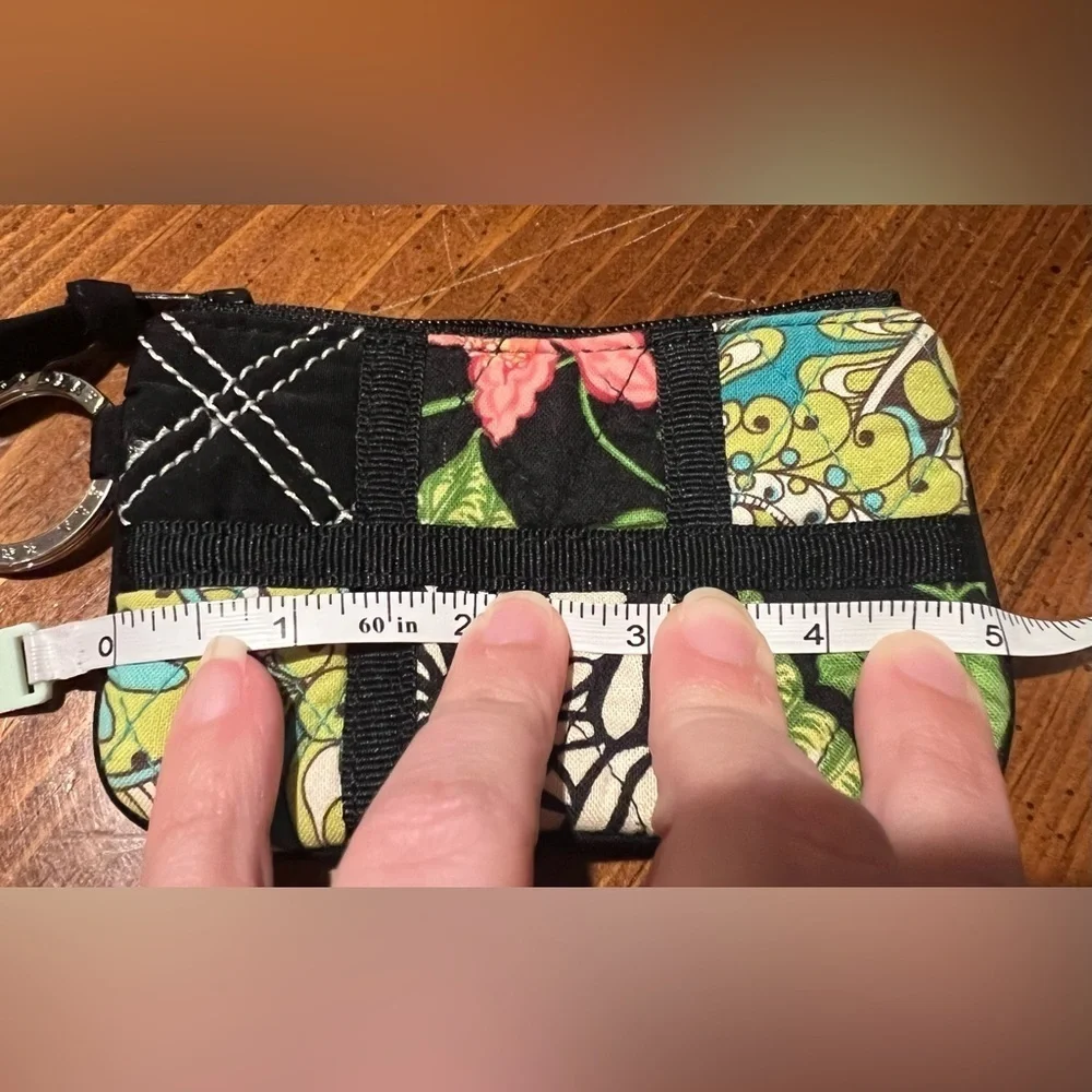 Vera Bradley Quilted Patchwork Mini Wallet Coin Purse / Card Holder EUC! - Picture 7 of 8
